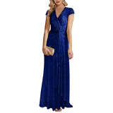 Funki Buys | Dresses | Women's Elegant Long Sequin Dress