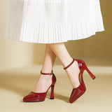 Funki Buys | Shoes | Women's Patent Leather Pointed Toe heels