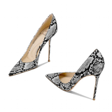 Funki Buys | Shoes | Women's Snake Skin Pattern High Stilettos