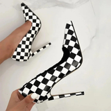 Funki Buys | Shoes | Women's Colored Checkered High Heels