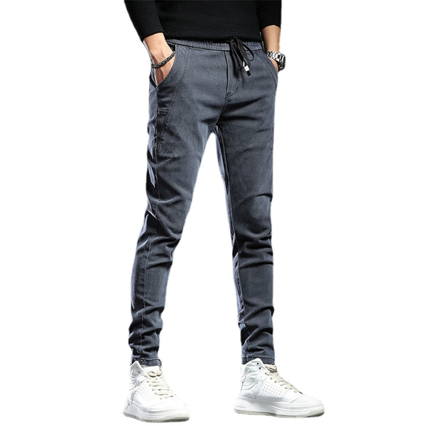 Funki Buys | Pants | Men's Slim Fit Cargo Jeans | Streetwear Pants
