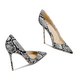 Funki Buys | Shoes | Women's Snake Skin Pattern High Stilettos