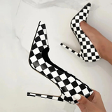 Funki Buys | Shoes | Women's Colored Checkered High Heels