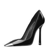 Funki Buys | Shoes | Women's Genuine Leather Metal Toe Heels