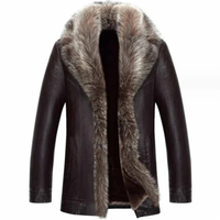 Funki Buys | Jackets | Men's Real Leather Winter Jacket | Fur Collar