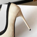 Funki Buys | Shoes | Women's Suede Bow Tie Platorm Heels
