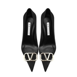 Funki Buys | Shoes | Women's Black Suede Buckled Stilettos