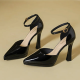 Funki Buys | Shoes | Women's Patent Leather Pointed Toe heels