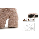 Funki Buys | Boots | Women's Knee-High Fuzzy Platform Boots