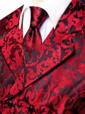 Funki Buys | Vests | Men's 4 Pcs Formal Floral Tie Vest Set