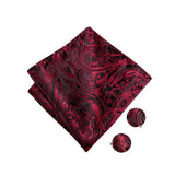 Funki Buys | Vests | Men's Fashion 5 Pcs Silk Waistcoat Tie Sets