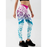 Funki Buys | Pants | Women's Yoga Pants Skull Print Leggings