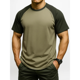 Funki Buys | Shirts | Men's Quick Dry Casual Two Toned T-Shirt