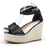 Funki Buys | Shoes | Women's Genuine Leather Platforms Sandals | Lock