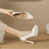 Funki Buys | Shoes | Women's Elegant Satin High Heel Pumps