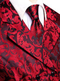 Funki Buys | Vests | Men's 4 Pcs Formal Floral Tie Vest Set