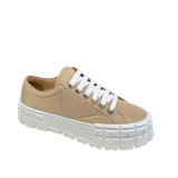 Funki Buys | Shoes | Women's Thick Heeled Canvas Sneakers