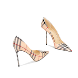 Funki Buys | Shoes | Women's Elegant Luxury Plaid High Stilettos