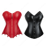 Funki Buys | Lingerie | Women's Faux Leather Fitted Corset