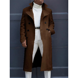 Funki Buys | Jackets | Men's Smart Double Breasted Dress Coat