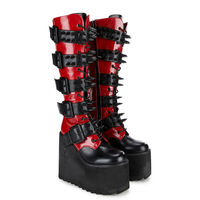 Funki Findz | Boots | Women's Platform Spike Buckle Boots