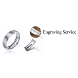 Funki Buys | Rings | Men's Women's Brushed Titanium Engagement Rings