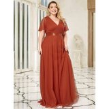 Funki Buys | Dresses | Women's Plus Size Long Evening Dress