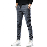 Funki Buys | Pants | Men's Slim Fit Cargo Jeans | Streetwear Pants