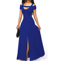 Funki Buys | Dresses | Women's Elegant Off Shoulder Long Dress | Slim