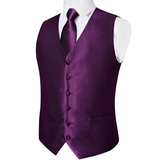 Funki Buys | Vests | Men's 4 Pcs Luxury Formal Vest Tie Set