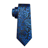 Funki Buys | Vests | Men's 4 Pcs Luxury Royal Blue Tie Vest Set
