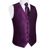 Funki Buys | Vests | Men's 4 Pcs Luxury Formal Vest Tie Set