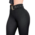 Funki Buys | Pants | Women's High Waist Skinny Pants with Belt