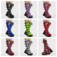 Funki Buys | Boots | Women's Colorful Custom Platform Boots