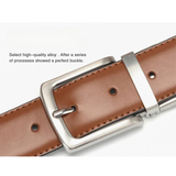 Funki Buys | Belts | Men's Genuine Leather Reversible Belt