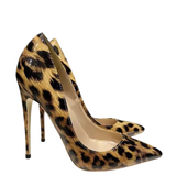 Funki Buys | Shoes | Women's Patent Leather Leopard Stilettos
