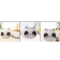 Funki Buys | Pet Beds | Cat Bed | Cute Cat Head Kitten Hut Bed