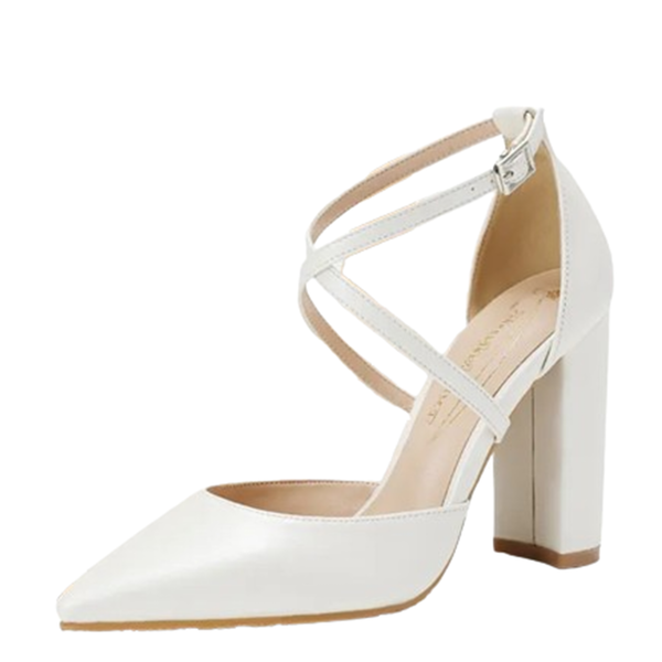 Funki Buys | Shoes | Women's Elegant Cross Strap Bridal Shoes