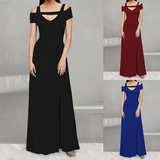 Funki Buys | Dresses | Women's Elegant Off Shoulder Long Dress | Slim