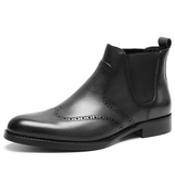 Funki Buys | Boots | Men's Leather Formal Dress Ankle Boots