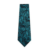 Funki Buys | Vests | Men's 4 Pcs Luxury Teal Blue Tie Vest Set
