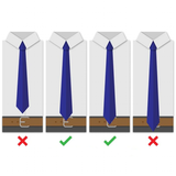 Funki Buys | Neckties | Mens 3Pcs Tie Set Tie Hanky Corsage