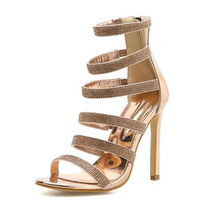 Funki Buys | Shoes | Women's Glitter Gladiator Sandal | 11cm Stilettos