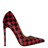 Funki Buys | Shoes | Women's Red Black Checkered Stilettos