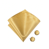 Funki Buys | Vests | Men's 4 Pcs Formal Gold Vest Tie Set