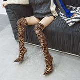 Funki Buys | Boots | Women's Faux Leather Leopard Print Boots