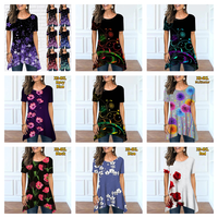 Funki Buys | Shirts | Women's Summer Fashion Floral Shirt | XS-8XL