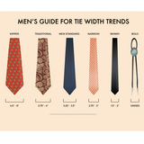 Funki Buys | Neckties | Mens 3Pcs Tie Set Tie Hanky Corsage