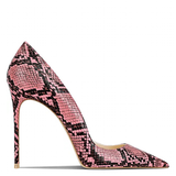 Funki Buys | Shoes | Women's Snake Skin Pattern High Stilettos