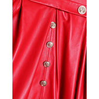 Funki Buys | Jackets | Women's Long Faux Leather Swing Coat